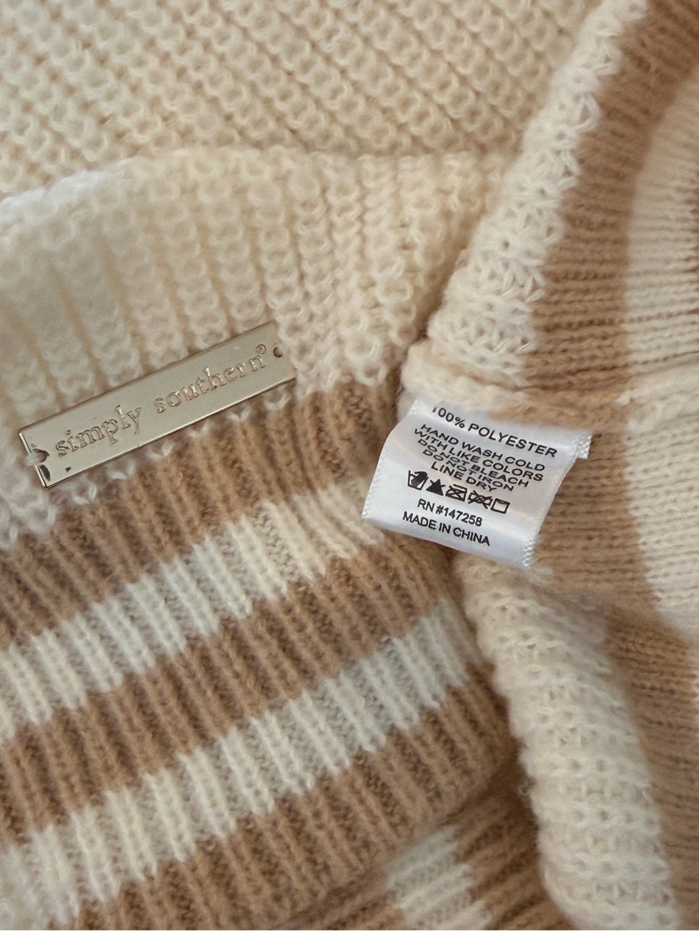 SIMPLY SOUTHERN Teddy Bear With Bow Sweater Size XXL NEW - Picture 7 of 7